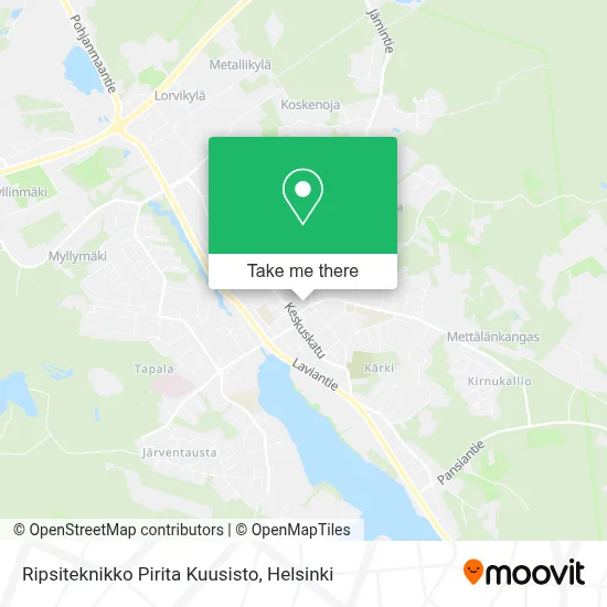 Ripsiteknikko Pirita Kuusisto map