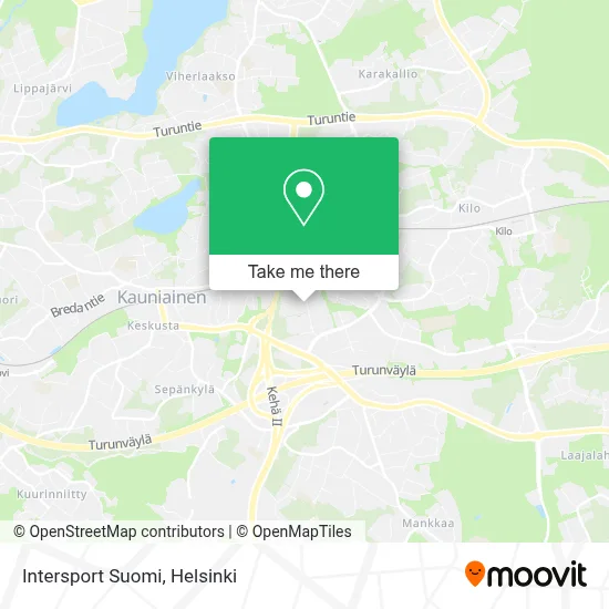 Intersport Suomi map