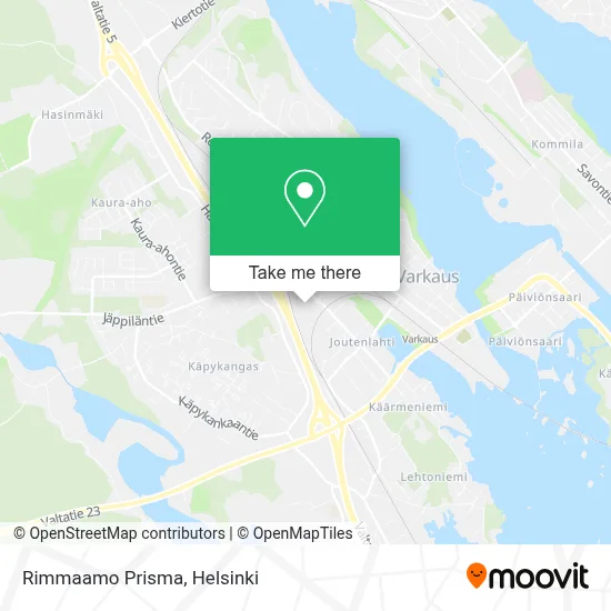 Rimmaamo Prisma map