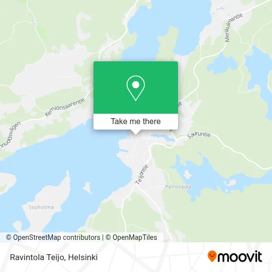 Ravintola Teijo map