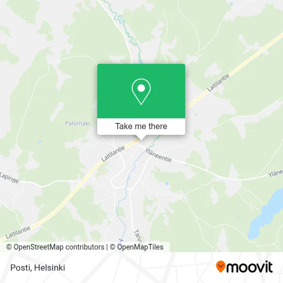 Posti map
