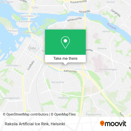 Raksila Artificial Ice Rink map