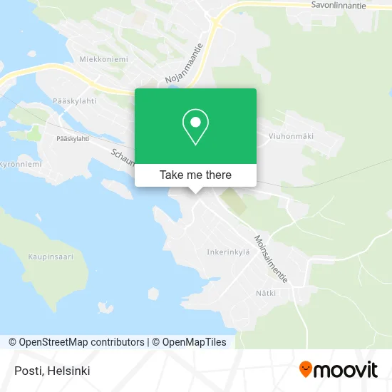 Posti map