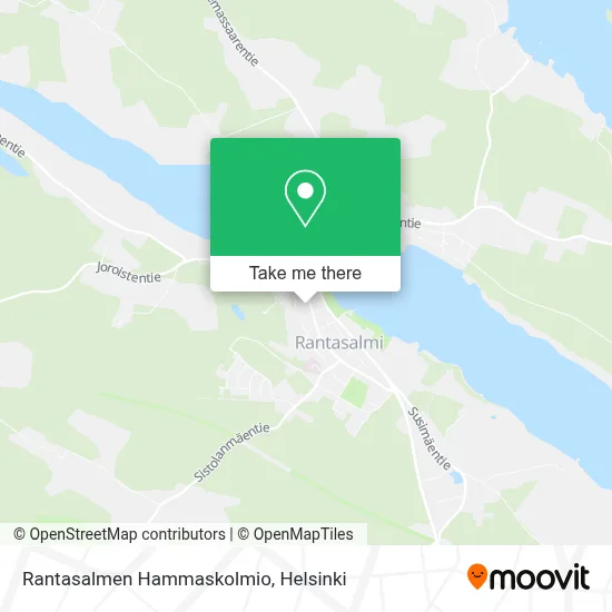 Rantasalmen Hammaskolmio map