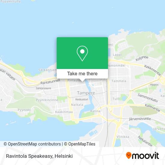 Ravintola Speakeasy map