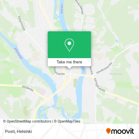 Posti map