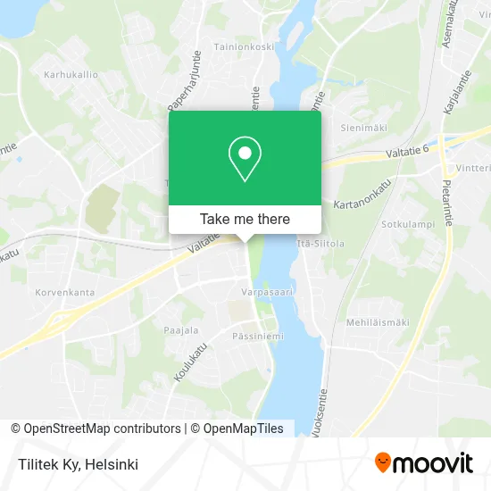 Tilitek Ky map
