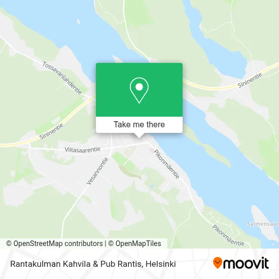 Rantakulman Kahvila & Pub Rantis map