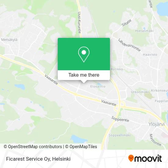 Ficarest Service Oy map