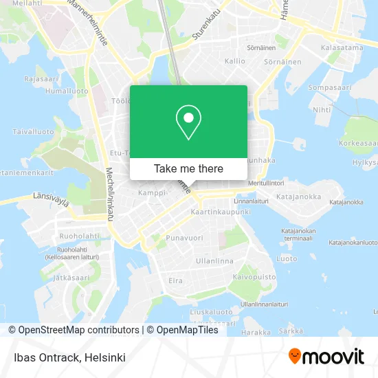 Ibas Ontrack map