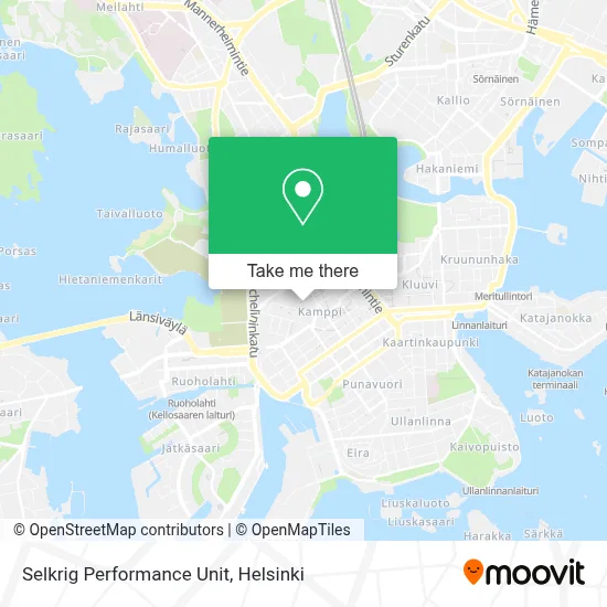 Selkrig Performance Unit map