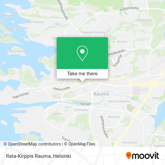 Rata-Kirppis Rauma map