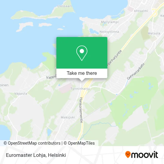 Euromaster Lohja map