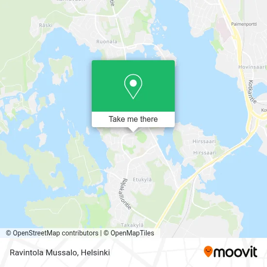 Ravintola Mussalo map