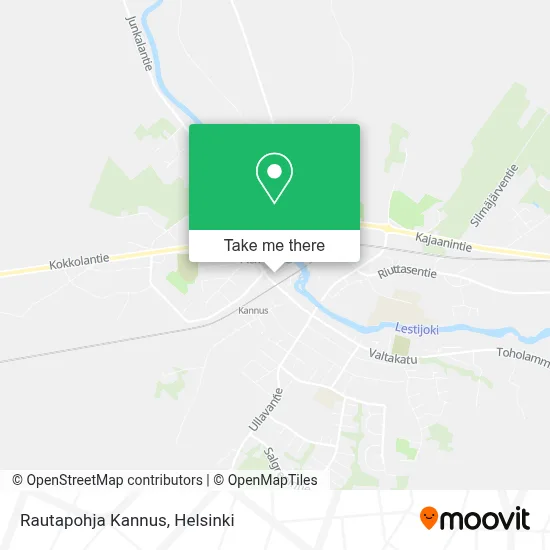 Rautapohja Kannus map