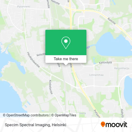 Specim Spectral Imaging map