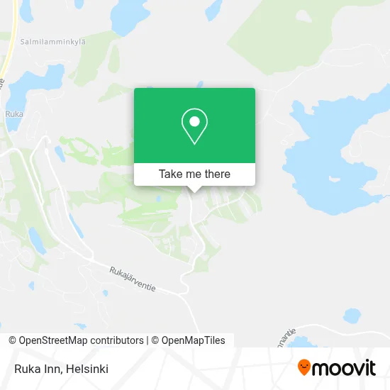 Ruka Inn map