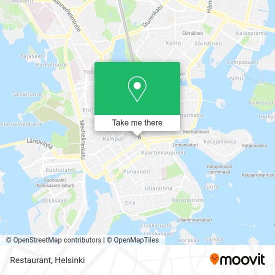 Restaurant map