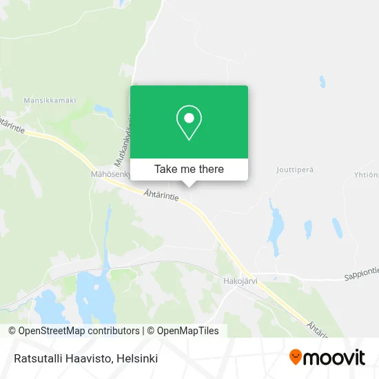 Ratsutalli Haavisto map