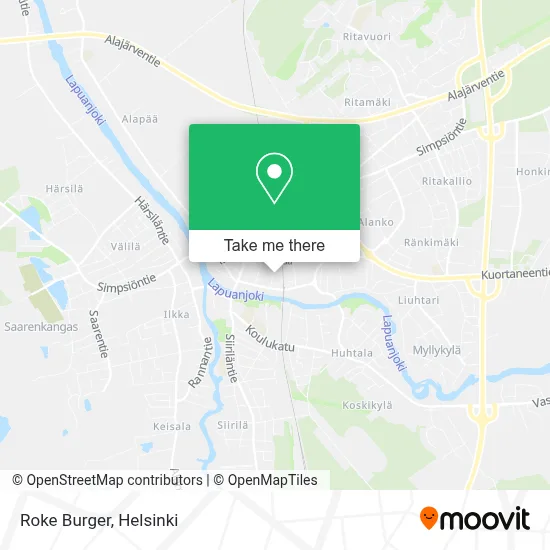 Roke Burger map