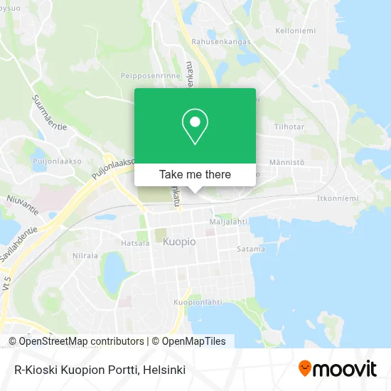 R-Kioski Kuopion Portti map