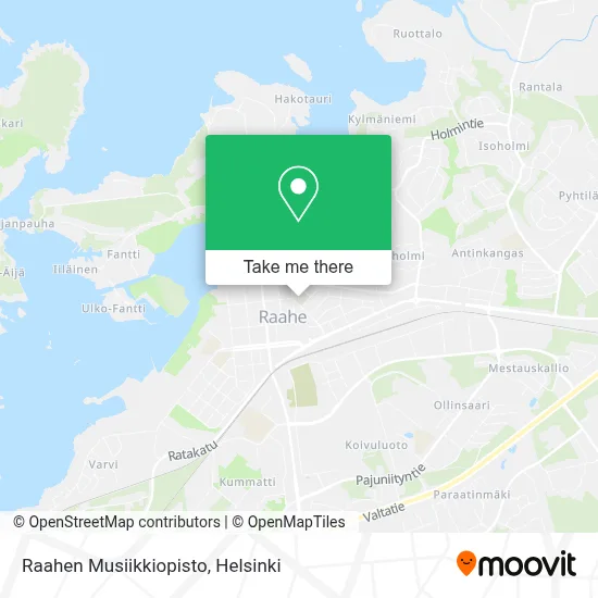 Raahen Musiikkiopisto map