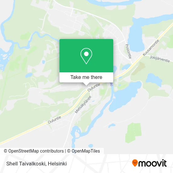 Shell Taivalkoski map