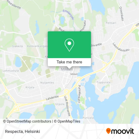 Respecta map
