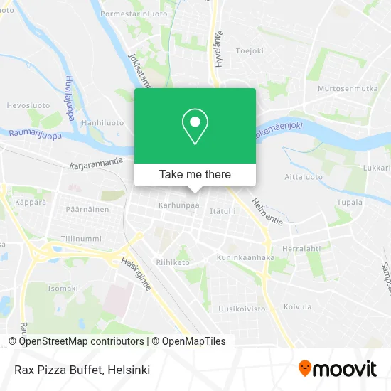 Rax Pizza Buffet map