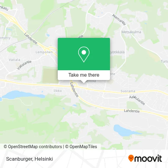 Scanburger map
