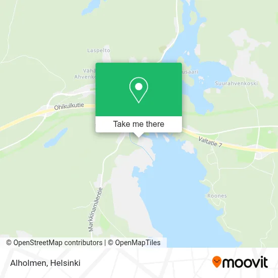 Alholmen map