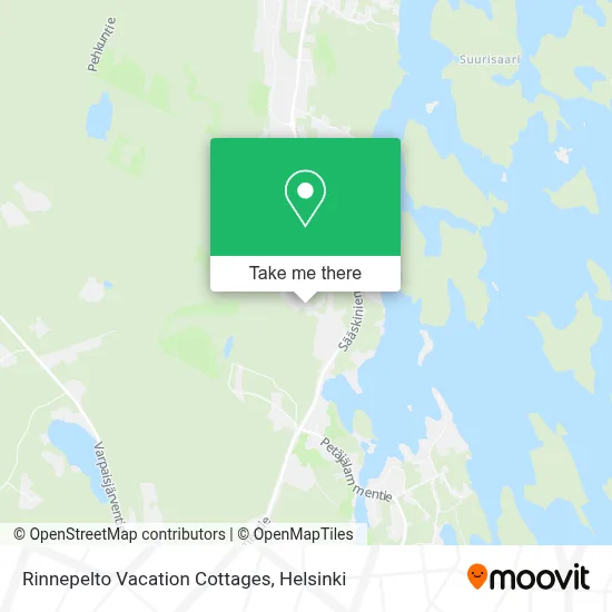 Rinnepelto Vacation Cottages map