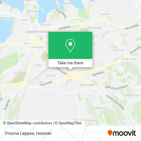 Prisma Lappee map