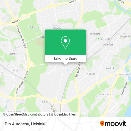 Pro Autopesu map