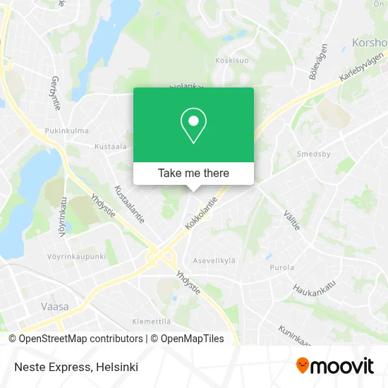 Neste Express map