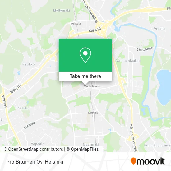 Pro Bitumen Oy map