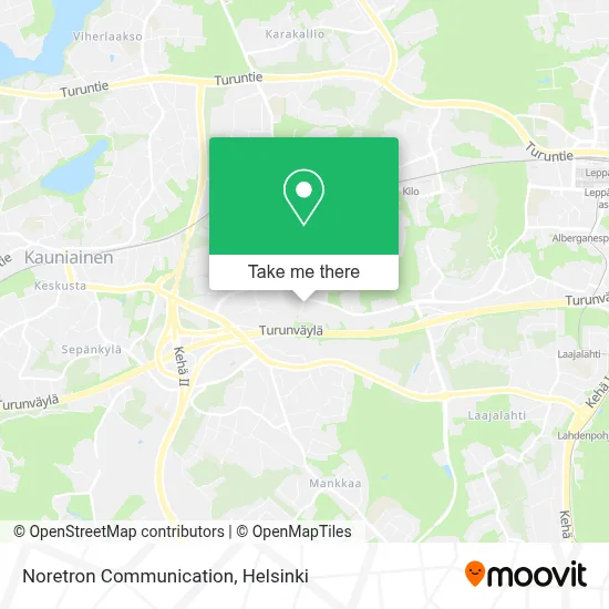 Noretron Communication map