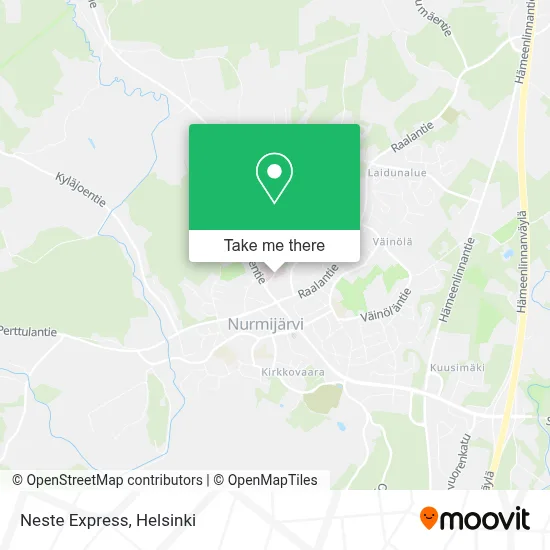 Neste Express map