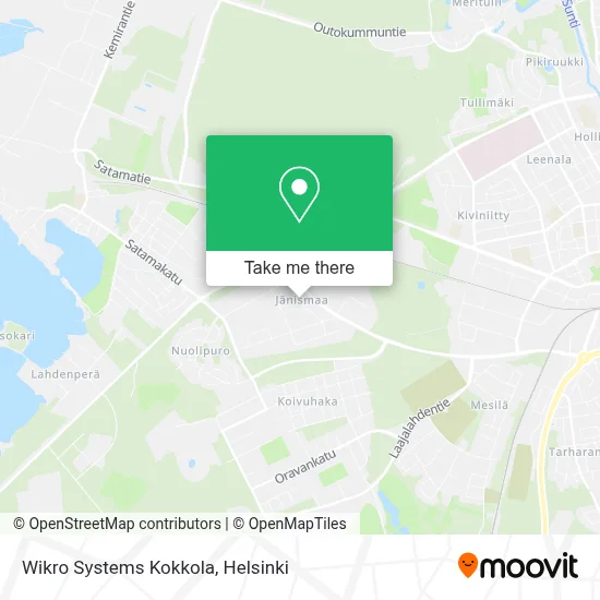 Wikro Systems Kokkola map