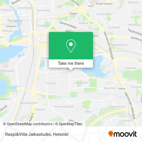 Raspi&Viila Jalkastudio map