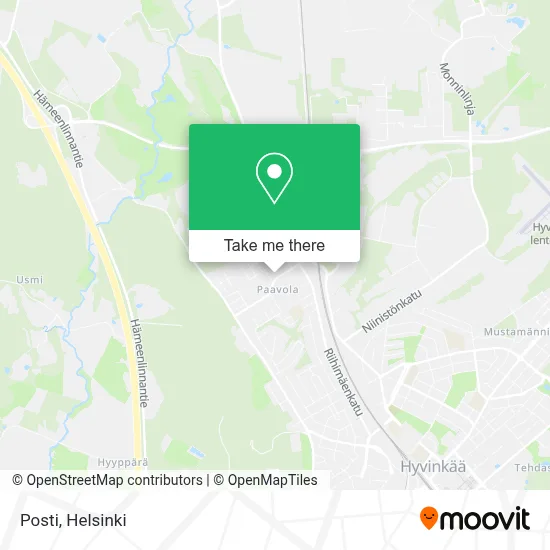 Posti map