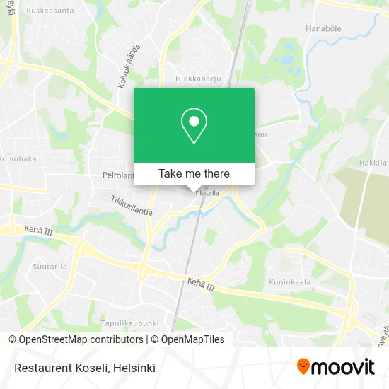 Restaurent Koseli map