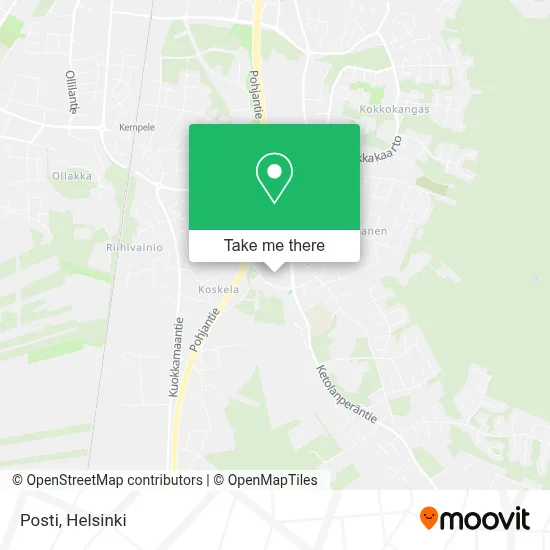 Posti map