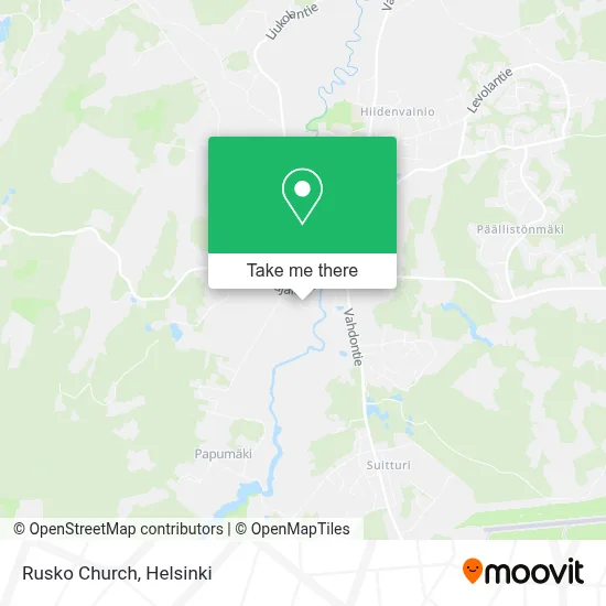 Rusko Church map