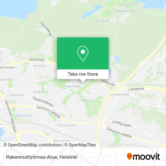 Rakennustyömaa-Alue map