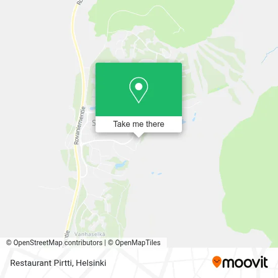 Restaurant Pirtti map