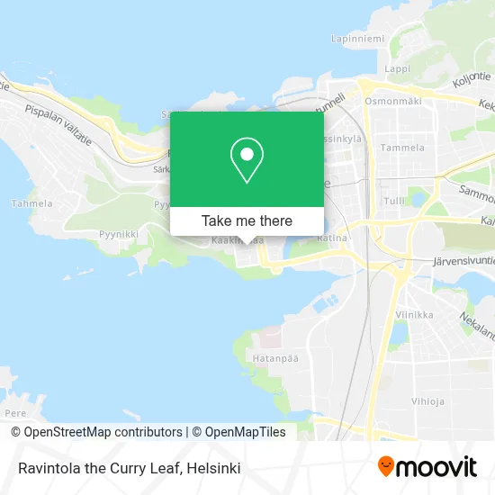 Ravintola the Curry Leaf map