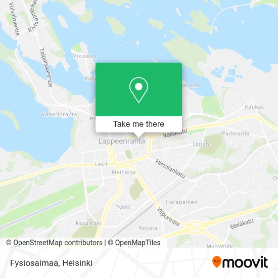 Fysiosaimaa map