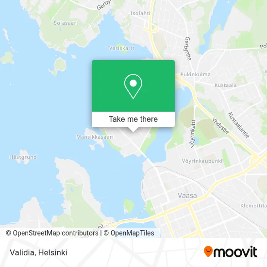 Validia map