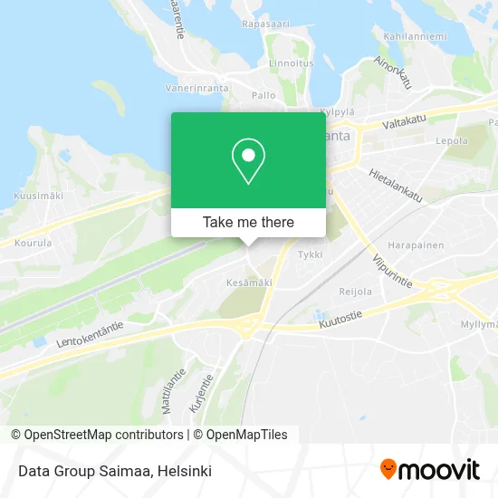 Data Group Saimaa map
